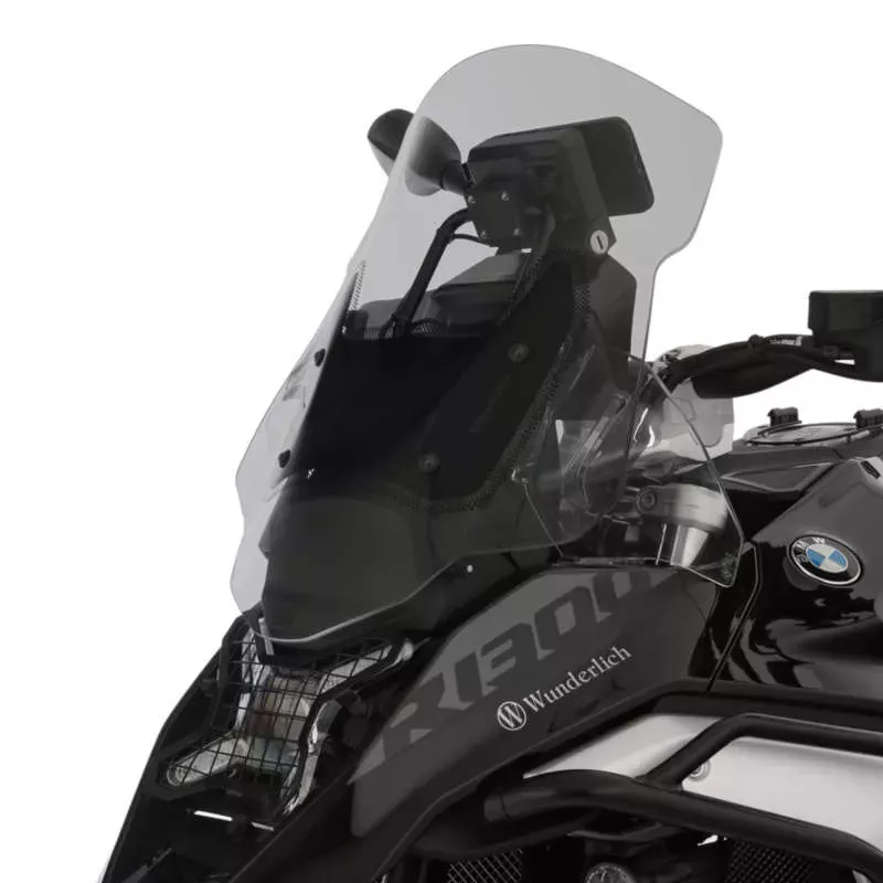 Wunderlich MARATHON windshield BMW R 1300 GS & GSA - models without ACC - smoke grey picture 1