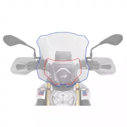 Bulle de carénage MARATHON Wunderlich BMW R 1250 R - haute - fumé image 4