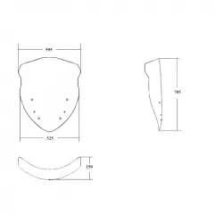 Wunderlich windshield MARATHON BMW R 1200 RT - clear picture 2