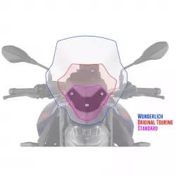 Wunderlich MARATHON windshield BMW F 900 R - smoke grey picture 5