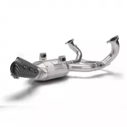 Akrapovic exhaust manifold for BMW R 1300 GS & GSA - silver picture 1