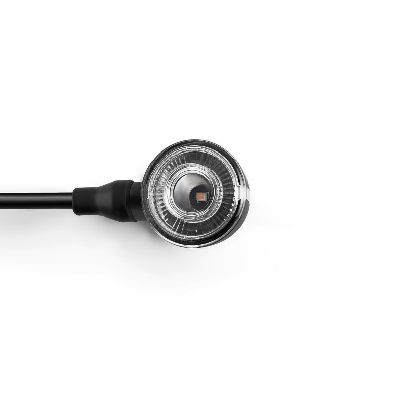 Iride L - Anodisée noir, Avant Rizoma