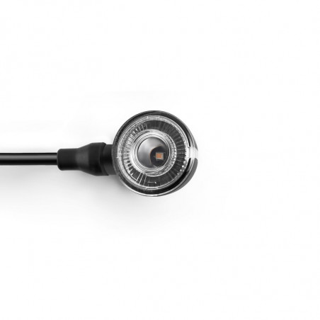 Iride - Anodisée noir, Avant/Arrière Rizoma