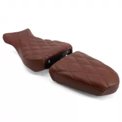 FCR Accessoires BMW R NineT vintage leather seat - brown