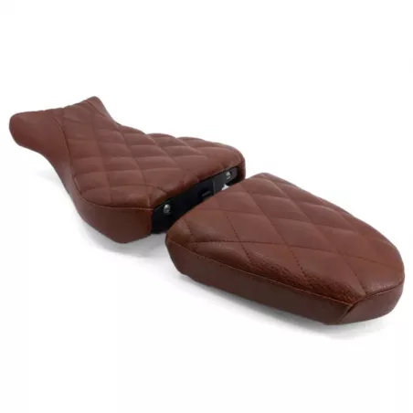 Selle vintage cuir FCR Accessoires BMW R NineT - marron