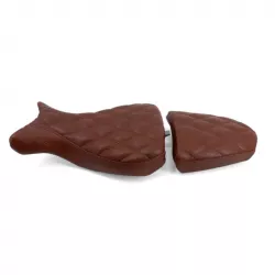 Selle vintage cuir FCR Accessoires BMW R NineT - marron