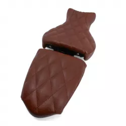 Selle vintage cuir FCR Accessoires BMW R NineT - marron