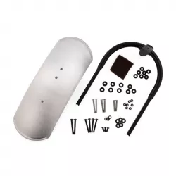 Wunderlich Classic low front fender for BMW R12 NineT & R NineT - silver