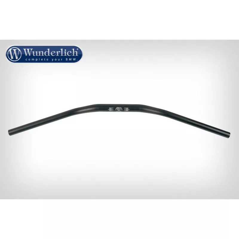 Guidon aluminium conifie noir ERGO Wunderlich