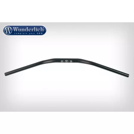 Guidon aluminium conifie noir ERGO Wunderlich