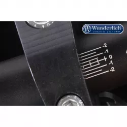 Guidon aluminium conifie noir ERGO Wunderlich