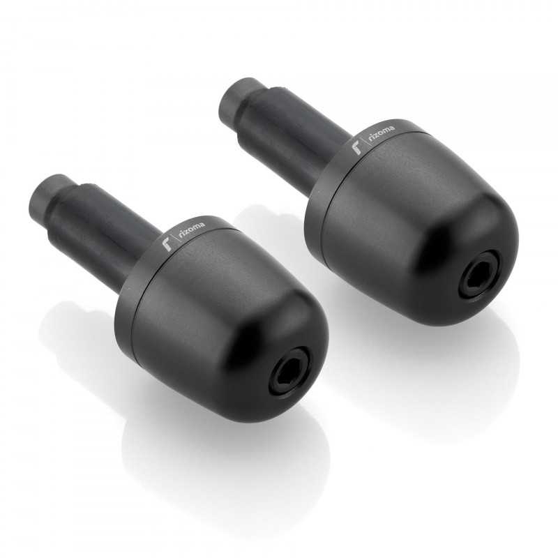 Embouts de guidon - Anodisée noir, Ø 32 mm Rizoma