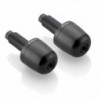 Embouts de guidon - Anodisée noir, Ø 32 mm Rizoma