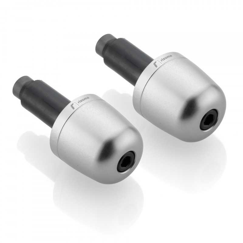 Embouts de guidon - Anodisée argent, Ø 32 mm Rizoma image 1