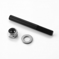 Kit de montage rétroviseur pour guidon BS010/BS011 - Anodisée noir Rizoma