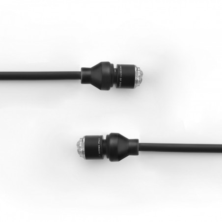 Clignotants Light Unit - Anodisé noir mat, Avant/Arrière Rizoma image 1