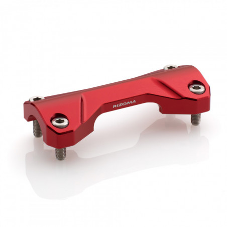 Kit pontet supérieur - Anodisé rouge Rizoma