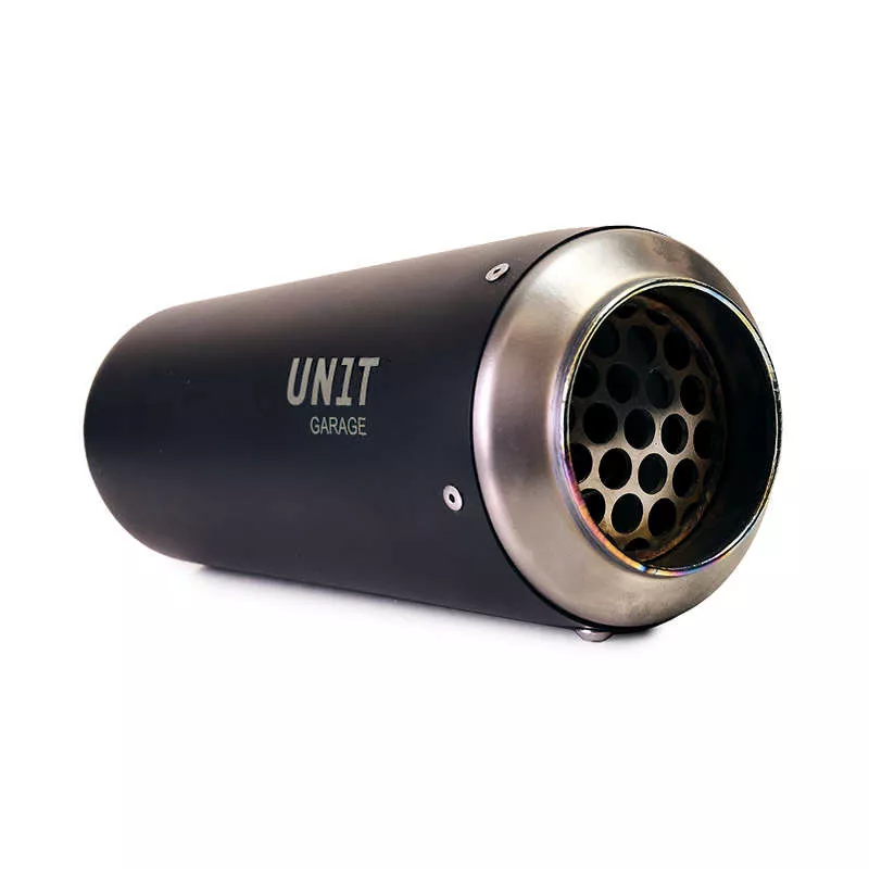 Unit high exhaust BMW R 12 & R 12 NineT - stainless steel/black