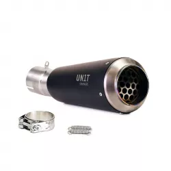 Unit Garage short exhaust BMW R 12 & R12 NineT - Titanium - black