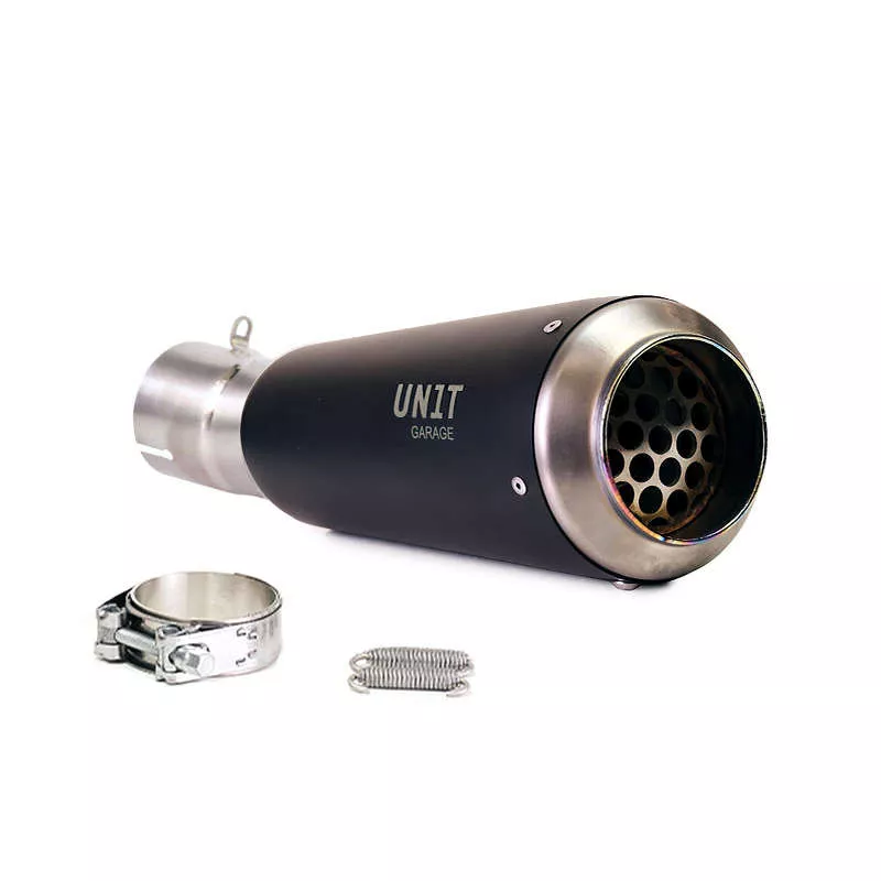 Unit Garage short exhaust BMW R 12 & R12 NineT - Titanium - black