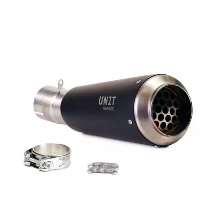 Unit Garage short exhaust BMW R 12 & R12 NineT - Titanium - black