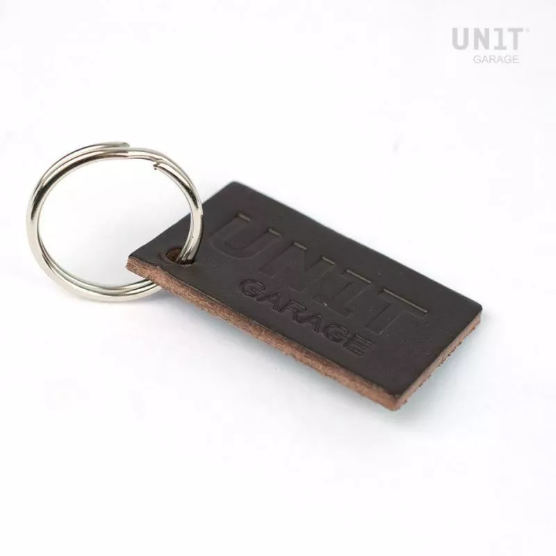 Unit Garage brown leather key ring