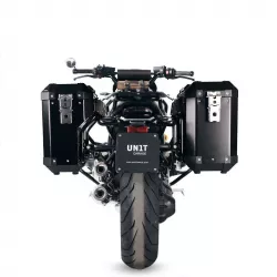 Paire de valises Atlas + cadres noirs Unit Garage BMW R 12 NineT - 34/40 litres