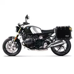 Paire de valises Atlas + cadres noirs Unit Garage BMW R 12 NineT - 34/40 litres