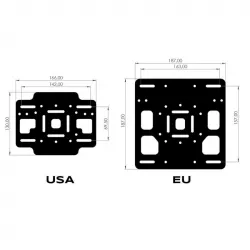 Support de plaque déporté Unit Garage BMW R 12 NineT