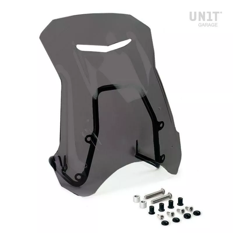 Pare-brise et support GPS Unit Garage BMW R NineT Scrambler & Pure - fumé