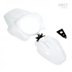 Windshield & mudguard Paris Dakar Unit Garage BMW R NineT Urban GS - white