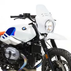 Saute-vent Fenouil et garde-boue Paris-Dakar Unit Garage BMW R NineT Urban GS - blanc