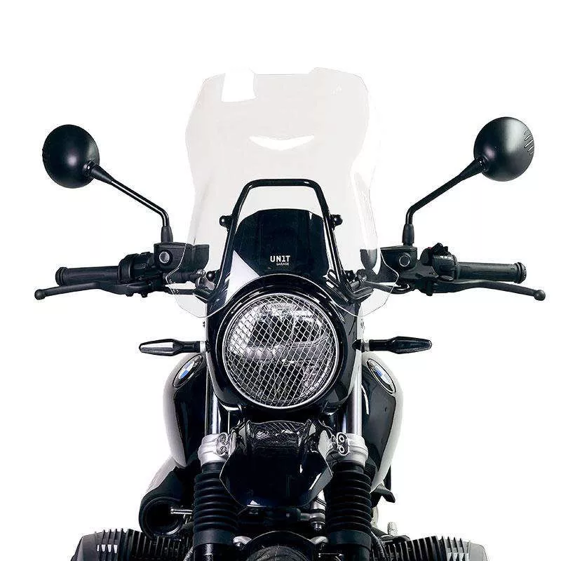 Unit Garage windscreen and GPS holder BMW R NineT Urban GS - clear