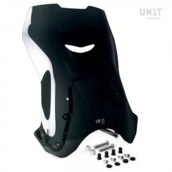 Pare-brise XL et support GPS Unit Garage BMW R NineT - fumé