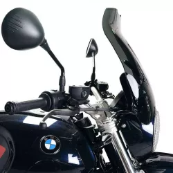 Pare-brise XL et support GPS Unit Garage BMW R NineT - fumé