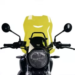 Pare-brise XL et support GPS Unit Garage BMW R NineT - jaune