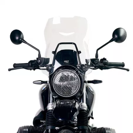 Unit Garage windscreen and GPS holder BMW R NineT - clear