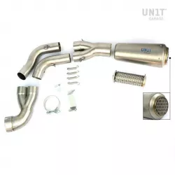 Silencieux haut Unit Garage avec grille BMW R NineT 2014-2020 - acier inoxydable