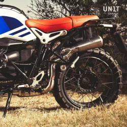 High muffler Unit Garage with grill BMW R NineT 2014-2020 - stainless steel