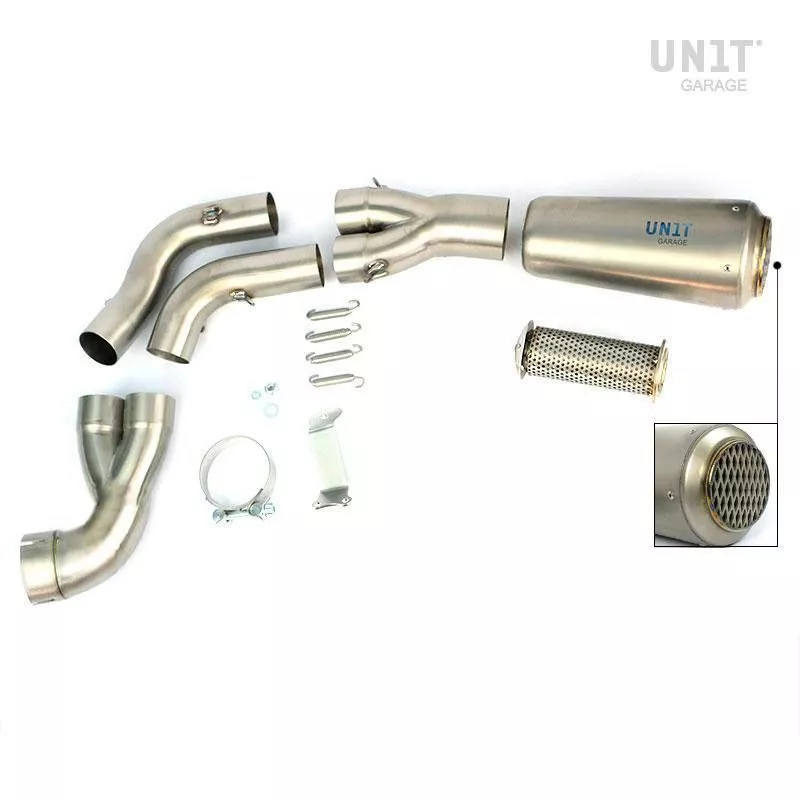 Silencieux haut Unit Garage avec grille BMW R NineT 2021-2023 - acier inoxydable