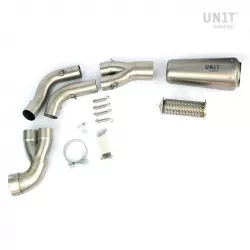 High muffler Unit Garage without grille BMW R NineT 2014-2020 - titanium