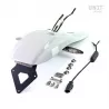 Paris Dakar rear mudguard with Unit garage BMW R NineT number plate - white