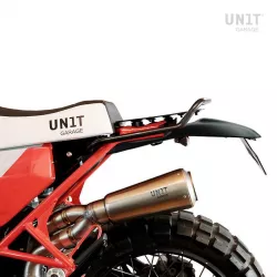 Paris Dakar rear mudguard with Unit garage BMW R NineT number plate - black