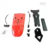 Paris Dakar rear mudguard with Unit garage BMW R NineT number plate - red
