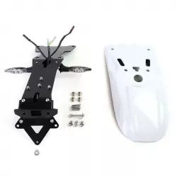 Paris Dakar rear mudguard for Unit Garage BMW R NineT - white