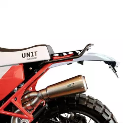 Garde-boue arrière Paris-Dakar pour feu d'origine Unit Garage BMW R NineT - blanc