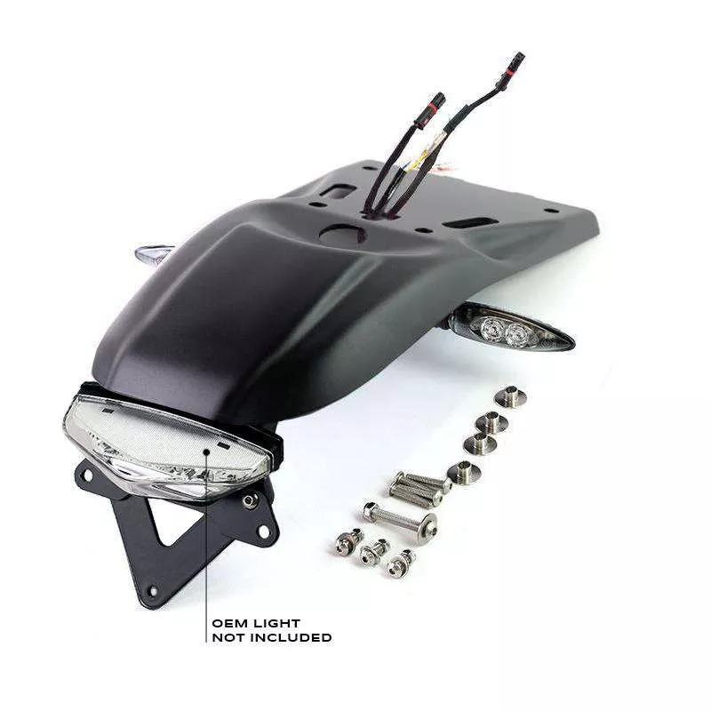 Paris Dakar rear mudguard for Unit Garage BMW R NineT - black