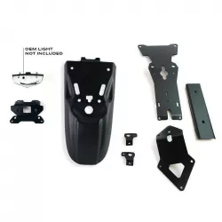 Paris Dakar rear mudguard for Unit Garage BMW R NineT - black