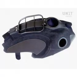 Protège-réservoir + porte-bagages suédé Unit Garage BMW R NineT - Jet Black