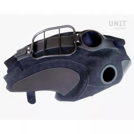 Protège-réservoir + porte-bagages suédé Unit Garage BMW R NineT - Jet Black